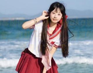 Feilin嗲囡囡 – 方绮言Ayaka泳装美图在线发布，彩虹下的欢笑，清凉的夏日海浪等你来欣赏！