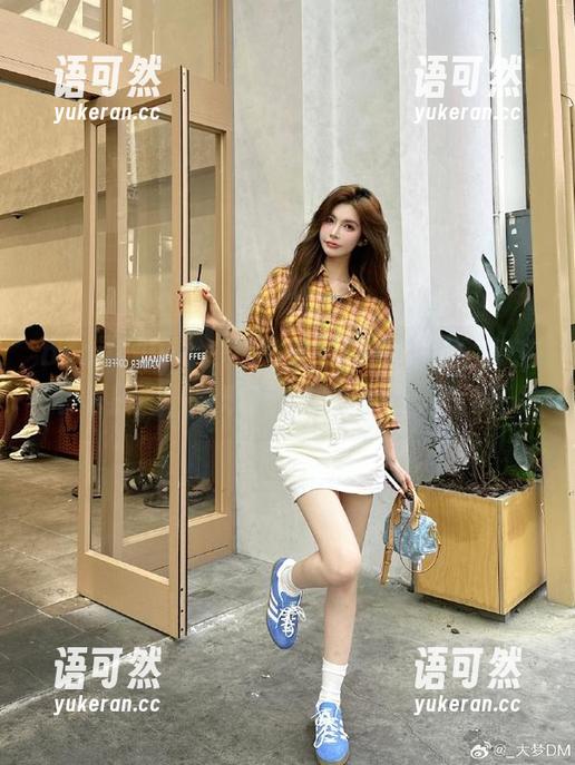 beautyleg - 独家发布：简晓育全套连衣裙原图，展现夏日清新的迷人气质！