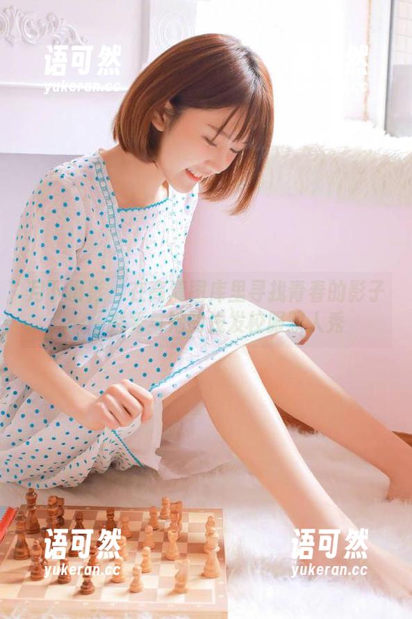 月下摄影 - 在高清图库里寻找青春的影子——秀秀与她的浅发校服双人秀